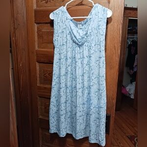 Blue and White Sag Harbor Nightgown